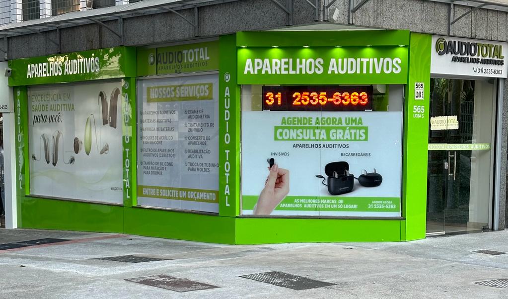 Audiototal Sete Lagoas fachada Loja Audio Total