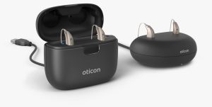 aparelho auditivo oticon recarregável