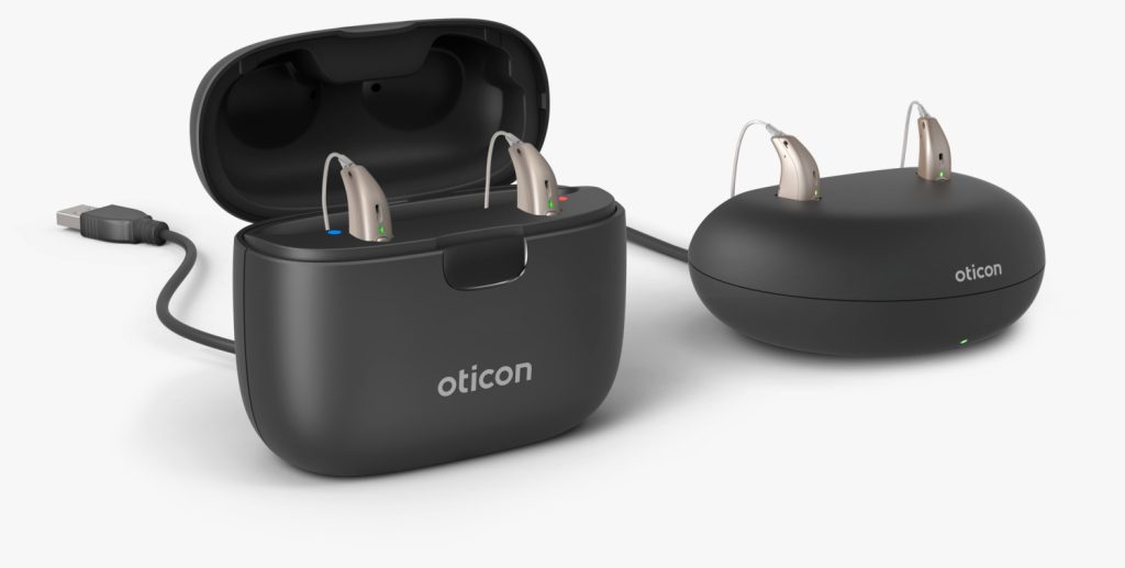 aparelho auditivo oticon recarregável