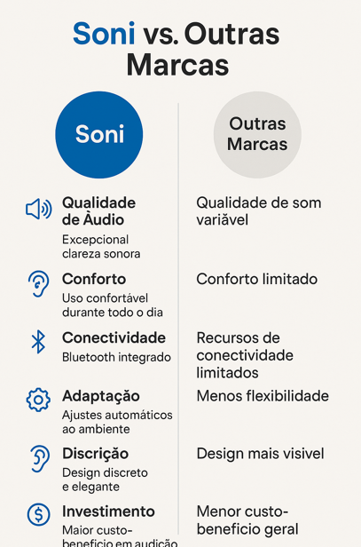 diferenciais aparelhos auditivos Sonic